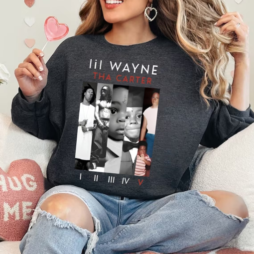 Lil Wayne Vintage 90s Shirt | Sweatshirt , Lil Wayne T-Shirt, Hip hop RnB Rap Unisex Homage Tee, Lil Wayne 90s Graphic Tee