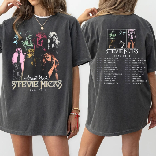 Stevie Nicks 2024 Tour Shirt, 2024 Stevie Nicks Live In Concert Shirt, Vintage Stevie Nicks Shirt Fan Gifts