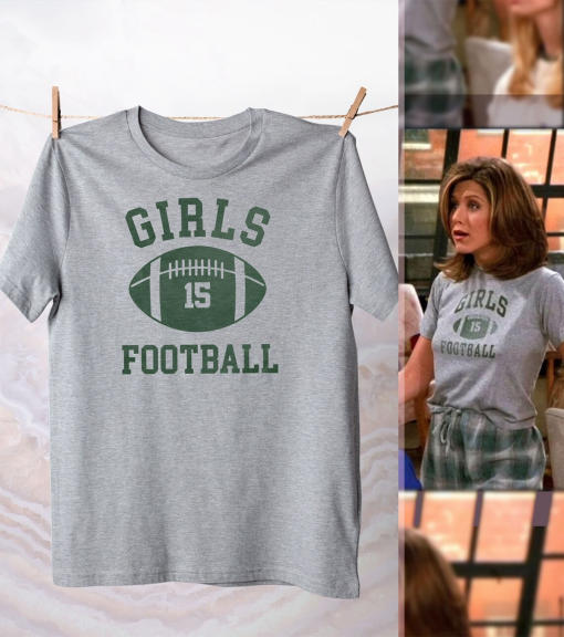 Girls Football T-Shirt / TV Show Apparel 90s Fan Tee / Funny Sitcom Cotton Clothing / Best Gift for Friends Top / Retro Vintage Sport Shirt