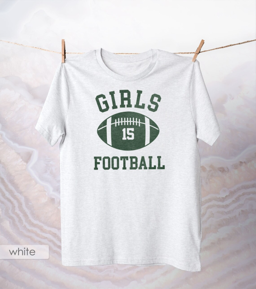 Girls Football T-Shirt / TV Show Apparel 90s Fan Tee / Funny Sitcom Cotton Clothing / Best Gift for Friends Top / Retro Vintage Sport Shirt