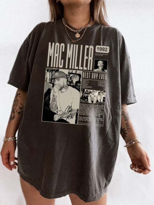 Mac Millers 90s Shirt, Mac Self Care Shirt, Vintage Bootleg Sweatshirt, Mac Fan Gift, Graphic Tees, Comfort Color Gildan