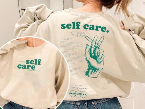 Self Care Mac M Sweatshirt , Self Care shirt, Mac Self Care Merch Sweatshirt, Swimming Sweatshirt, Swimming hoodie