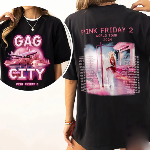 Nicki Minaj Pink Friday 2 Tour Shirt, Gag City Shirt, Nicki Minaj World Tour Shirt, Nicki Minaj Statue Sweatshirt, Pink Friday 2 Sweatshirt