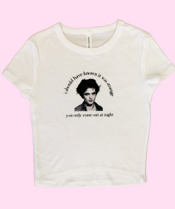 Edward ‘Vampire’ lyrics inspired baby tee