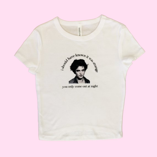 Edward ‘Vampire’ lyrics inspired baby tee