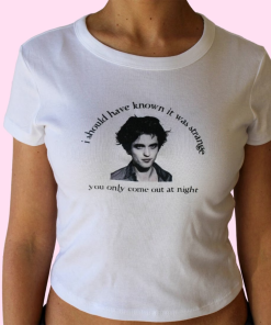 Edward ‘Vampire’ lyrics inspired baby tee