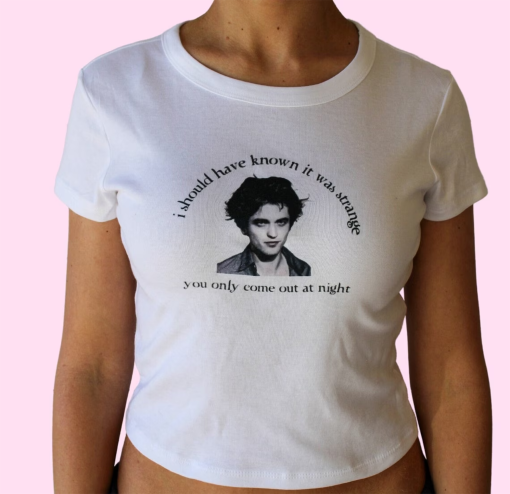 Edward ‘Vampire’ lyrics inspired baby tee