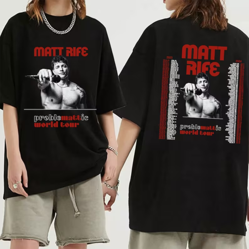 Matt Rife 2023 2024 World Tour Shirt, Matt Rife 2023 2024 Tour Shirt, Matt Rife Fan Shirt, Matthew Steven Rife Shirt Gift