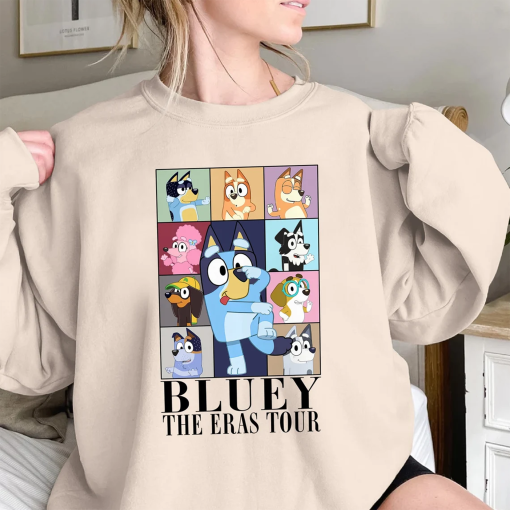 Bluey Eras Tour Shirt | Midnights Bluey 2023 Shirt | Bluey The Eras Tour Sweatshirt | Bluey Family Shirt | Bluey Birthday Sweatshirt