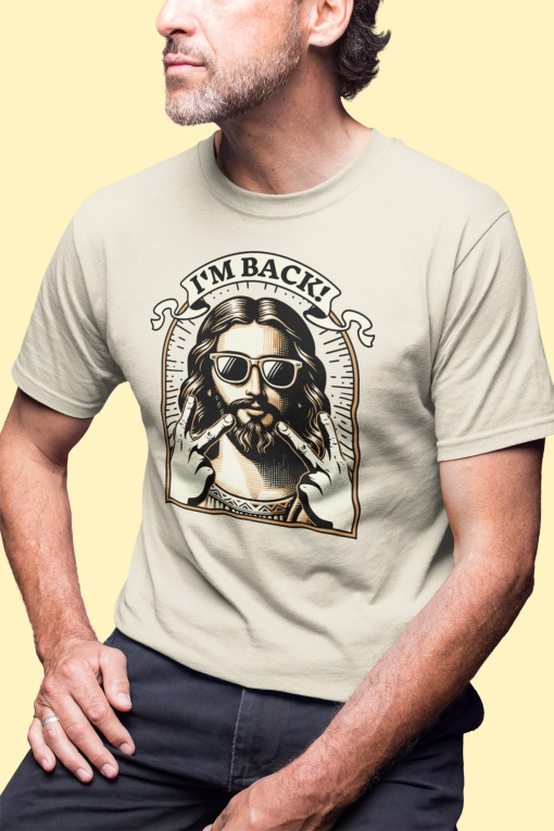 Funny Easter Jesus Shirt, Im Back Jesus Shirt, Guess Who’s Back Again Shirt, Funny Jesus Christ Shirt, Resurrection Shirt, Ill be back Jesus