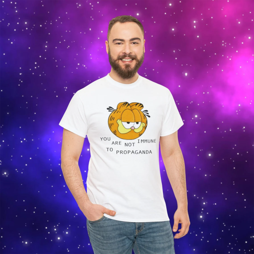 You Are Not Immune To Propaganda Shirt | Garfield You Are Not immune to Propaganda shirt