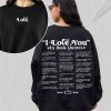 Different ways to say I love you Hoodie Trendy Sweatshirts Preppy Sweatshirts Words On Back Positive Quote Hoodie Oversized Hoodies