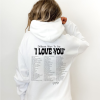 Different Ways Say I Love You In Book Quotes Sweatshirt, I Love You Hoodie, Aesthetic Love You Hoodie, Valentine Gift For Her