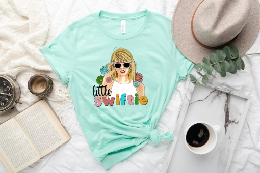 Little Swiftie Shirt,Flower Taylor Girls Shirt,First Concert Outfits,Retro Floral Little Swiftie Shirt