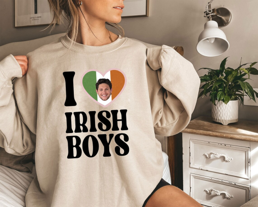 Funny I Love Irish Boys Niall Horan Graphic Shirt, Music Concert 2024 Shirt, The Show Tour 2024 Shirt