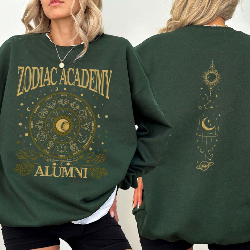 Zodiac Academy Alumni Sweatshirt, Zodiac Academy Merch, Vega Twins T-Shirt, Zodiac Signs, Star Constellations Shirt, Celestial Heirs T-Shirt