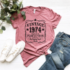 Birthday Shirts, 50th Birthday Shirts, Vintage 1974 T-shirt, 50th Birthday Gift For Women, 50th Birthday Gift For Men, Husband Birthday Tee