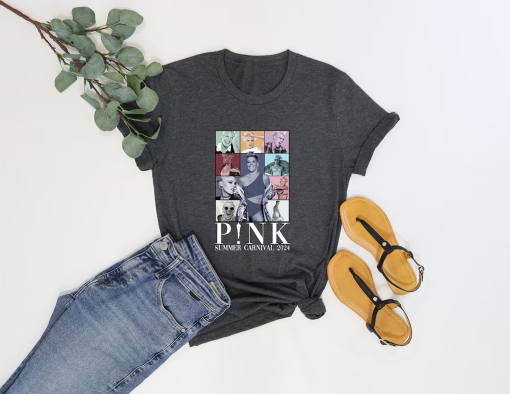 P!nk Summer Carnival 2024 Eras Tour Shirt, P!nk Trustfall Album Gift Shirt for Fan, Pink on Tour Gift