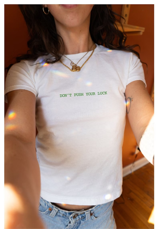 Lucky You Baby Tee, Luck You Crop Top, Trendy Y2k Shirt, Shamrock Baby Tee,Ireland Baby Tee,Y2K Baby Tee, Irish Boys Crop Top