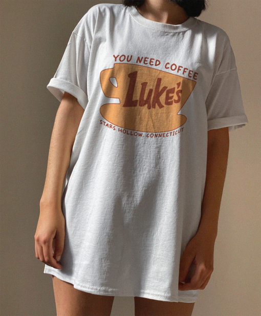 Stars Hollow Connecticut Shirt, Lukes coffee tshirt, Retro Luke’s Diner tshirt, Tv Show Fans Gift