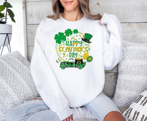 Lucky St Patricks Day Shirt, St Patrick’s Day Sweatshirt, Lucky Charm Sweatshirt, Irish Day Sweatshirt, Lucky Shamrocks Rainbow shirt