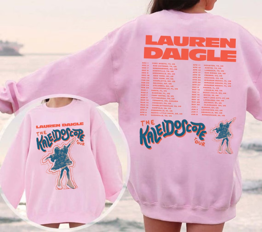 NEW 2024 Lauren Daigle The Kaleidoscope Tour 2023-24 T-shirt Sweatshirt, Lauren Daigle Concert, Lauren Daigle Album Music, Thank God I Do