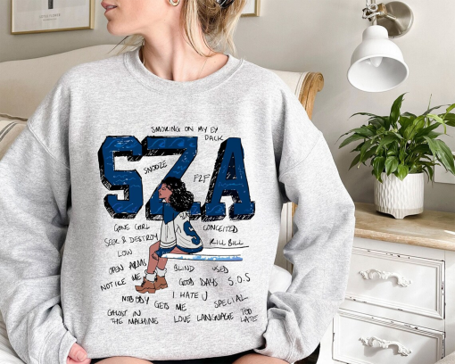 Retro SZA Sweatshirt, Sza Shirt Good Days, SZA Merch, Sza Sos Tour Shirt 2024, Sza SZA New Album Shirt, Gift for Sza Fans, Music Lovers