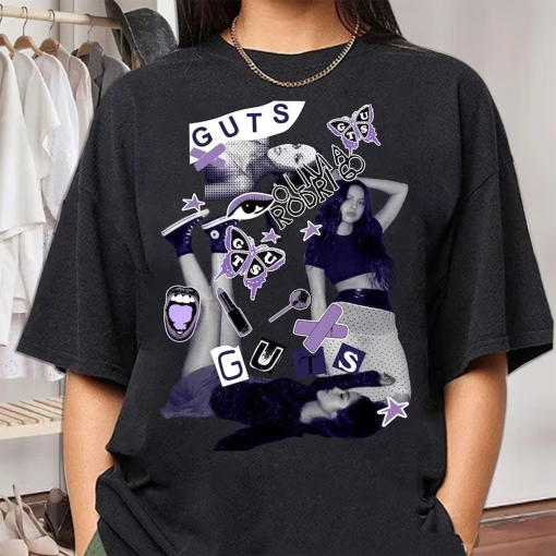 Vintage Olivia Rodrigo Guts Album Tour T-Shirt Sweatshirt, Olivia Rodrigo Tee