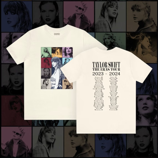 Taylor Swift The Eras Tour Australia UK London Brazil France 2024 International Unisex Men Women Shirt T-Shirt Tee Dupe Swiftie Tour Shirt