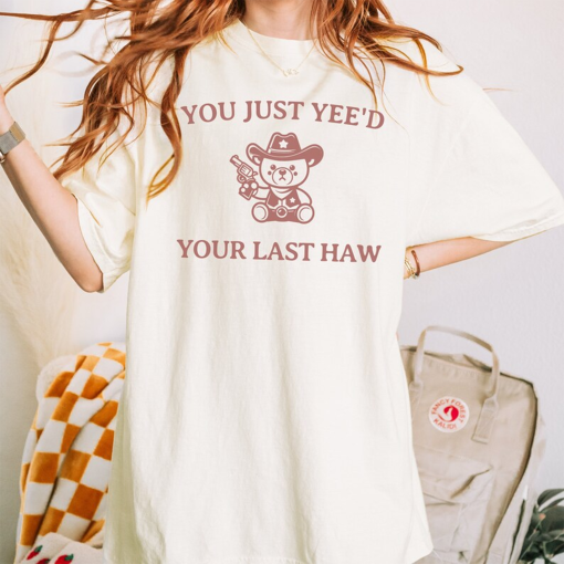 Yee’d Your Last Haw Meme T-shirt, Vintage Funny Oversized GenZ Trendy Tiktok Gift Shirt, Unisex Comfort Colors y2k Retro Weirdcore tshirt