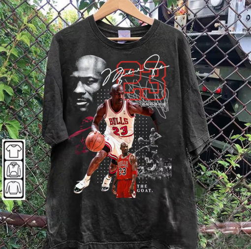 Vintage 90s Graphic Style Michael Jordan TShirt – Michael Jordan Sweatshirt – Retro American Basketball Tee For Man and Woman Unisex T-Shirt