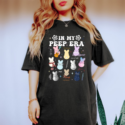 In My Peeps Era Shirt, Easter Taylor Albums Sweatshirt, Easter Bunny Tee, Taylor Fan Gift, Easter Day Marshmallow Crewneck, Easter Egg Shirt