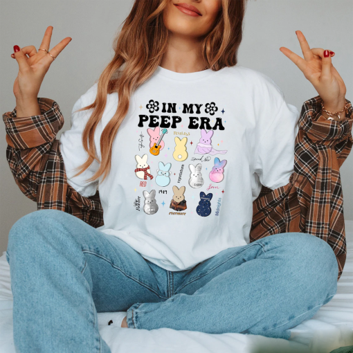 In My Peeps Era Shirt, Easter Taylor Albums Sweatshirt, Easter Bunny Tee, Taylor Fan Gift, Easter Day Marshmallow Crewneck, Easter Egg Shirt