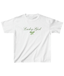 Lucky Girl Y2K Baby Tee, Coquette Shirt,…