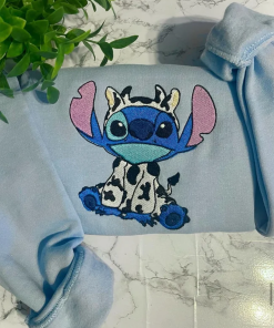 STITCH COW Embroidery Hoodies & Crewnecks