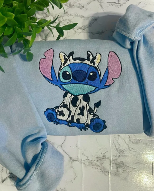 STITCH COW Embroidery Hoodies & Crewnecks