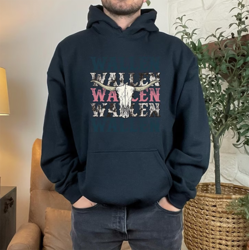 Wallen Shirt, Wallen Bullhead Shirt, Wallen T-Shirt, Wallen Westerns gift, Wallen Western T-Shirt, Cowboy Wallen Shirt