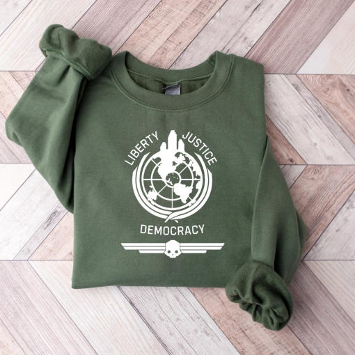 Helldivers Sweater, Helldiver Hoodie, Super Earth, Gift for Him, Helldivers t-shirt, Helldivers, Super Earth, Helldivers 2, Helldivers shirt