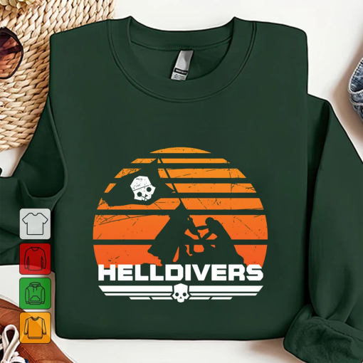 Helldivers T Shirt , Helldivers, Super Earth, Helldivers 2, Helldivers shirt270224HCRD-42