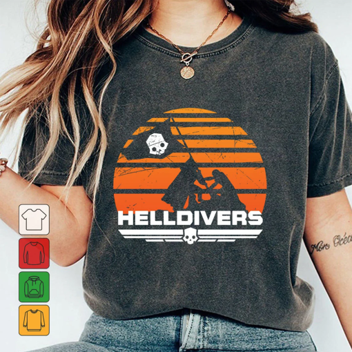 Helldivers T Shirt , Helldivers, Super Earth, Helldivers 2, Helldivers shirt270224HCRD-42