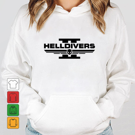 Helldivers black , Helldivers 2 Sweatshirt , Helldivers 2 Hoodie 270224HCRD-38