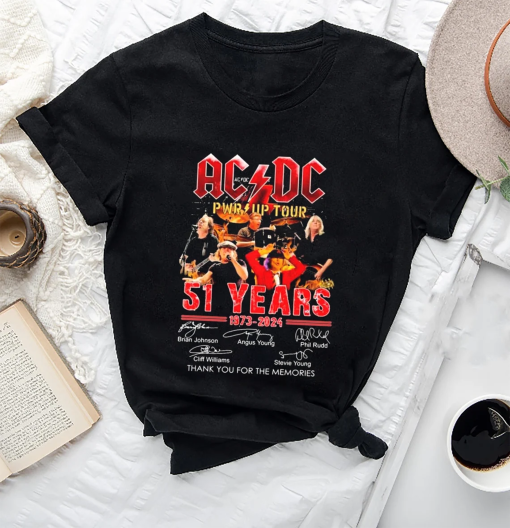 Ac/Dc 2024 Tour Shirt, ACDC Pwr Up World Tour 2024 Shirt, AC/DC Tour Merch, Ac/Dc Fan Gifts, Pwr Up World Tour Merch, Ac/Dc Tour Merch