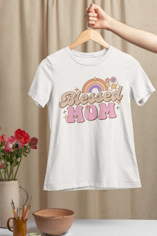 Blessed Mom Mother’s Day Shirt, Mothers Day Gift, Mama Gift ,Gift For Mom, Baby Shower Gifts, Funny Mama Shirt, Funny T-Shirt