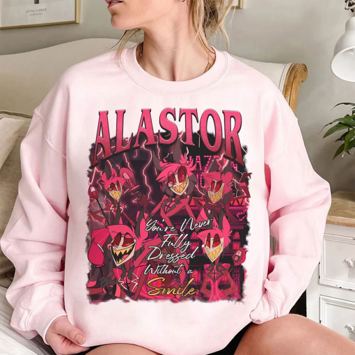 Alastor Hazbin Hotel Shirt, Hazbin Hotel Fan Shirt, Hazbin Hotel Movie Shirt, Alastor Unisex T-shirt Sweatshirt Hoodie