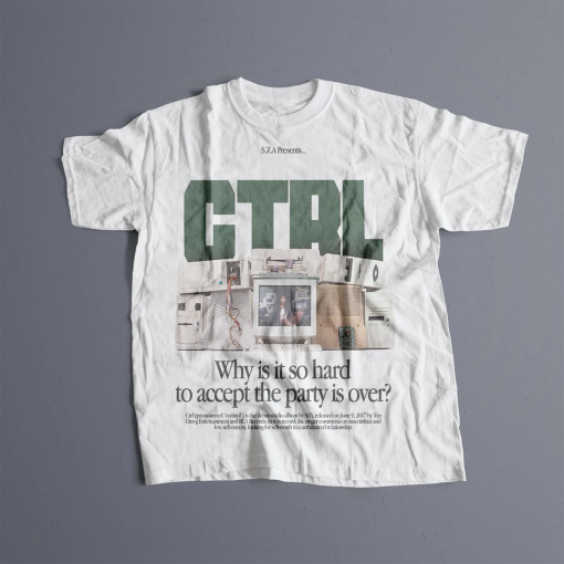 SZA – CTRL T-shirt, sza Graphic Tee, sza Merch, Rap Shirt, SOS, sza unisex gift, Concert T Shirt, Rap Unisex