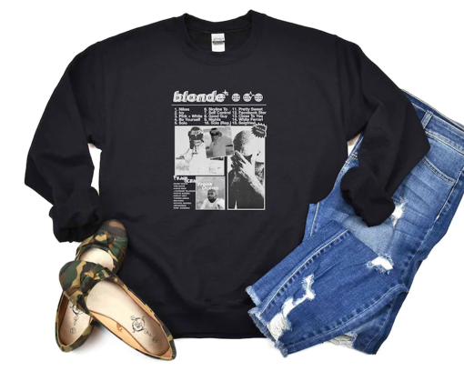 Blond Sweatshirt, Frank Ocean Blond Album Sweatshirt, Ocean Blond Sweatshirt, 90s Sweatshirt, Music Hoodie