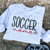 Mama Sport Custom Shirt, Custom Embroidered,Basketball Mom, Soccer Football Mama, Mothers Day Gift, Custom Embroidered Sport Mama Sweatshirt