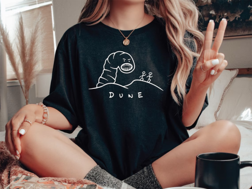 Dune Funny Sandworm Sweatshirt – Dune Arrakis Sweater, Dune Sandworm Sweatshirt, Dune Movie Shirt, Dune Book Hoodie, Dune Fan Shirt