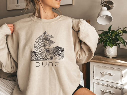 Dune Worm Sweatshirt, Shai Hulud Shirt, Dune Fan Gift, Arrakis Shirt, Dune Shirt, Dune Imperium Shirt, Sci Fi T Shirt, Science Fiction Gift