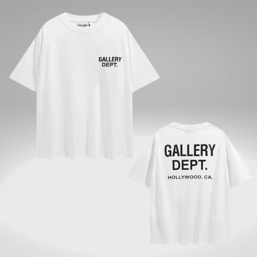 Gallery Dept T-shirt, Unisex Graffiti Shirts, Gallery Dept Shirt, GD Letter Print Short Sleeve, Oversize Tee,